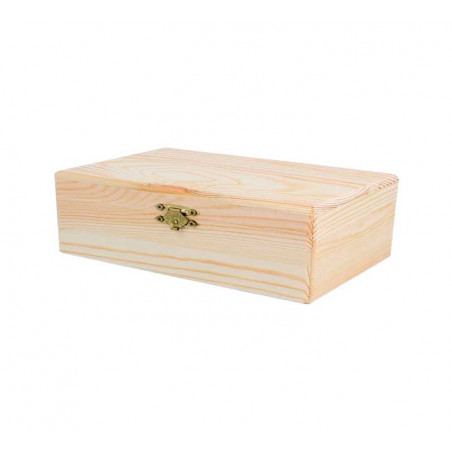CAJA MADERA DE PINO INNSPIRO RECTANGULAR 23x8x5cm