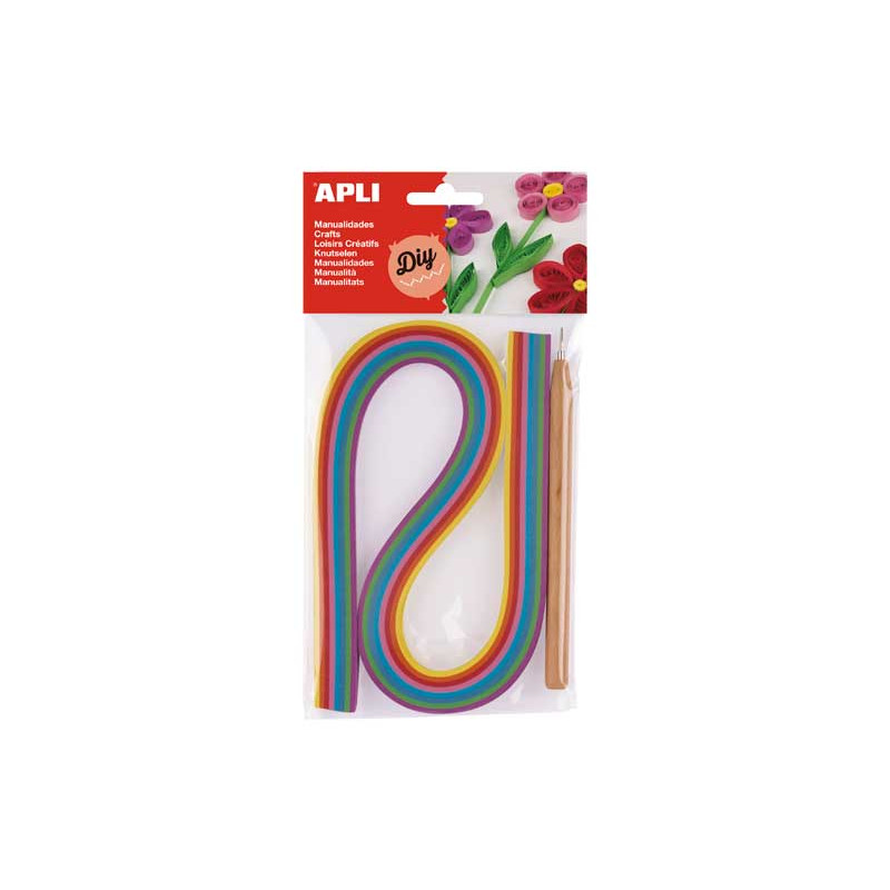 KIT QUILLING APLI + HERRAMIENTA TIRAS SURTIDAS