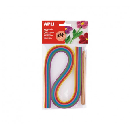 KIT QUILLING APLI + HERRAMIENTA TIRAS SURTIDAS