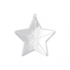 COLGANTE DE PLEXIPLAST INNSPIRO "ESTRELLA" 10x5cm