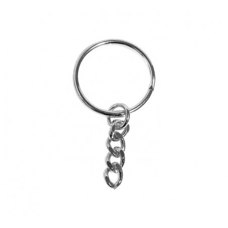 BOLSA 24 LLAVEROS DOBLE VUELTA METÁLICOS INNSPIRO CON CADENA Ø25x50mm