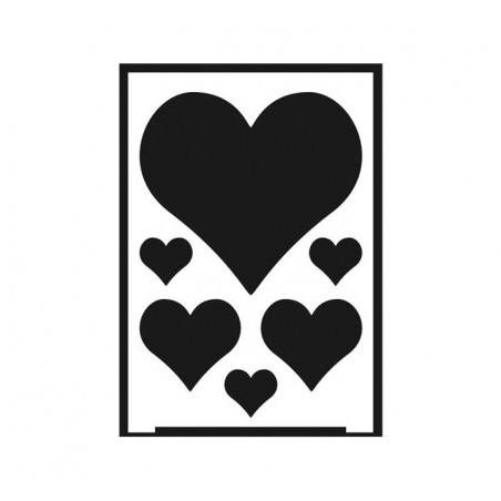 PLANTILLA ATUOADHESIVA NEGATIVO INNSPIRO A5 "CORAZÓN"