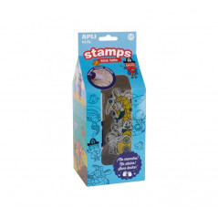 PACK 6 SELLOS BORRABLES APLI KIDS "ANIMALES MARINOS"