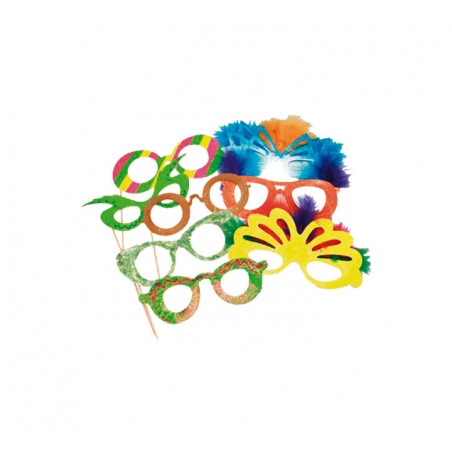 PACK 6  GAFAS PARA DECORAR NIEFENVER