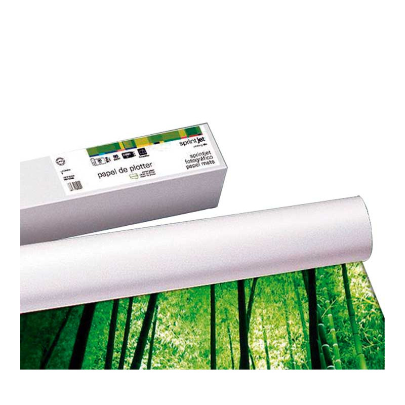 ROLLO PAPEL PLOTTER FABRISA 100gr 61cmx45m MATE