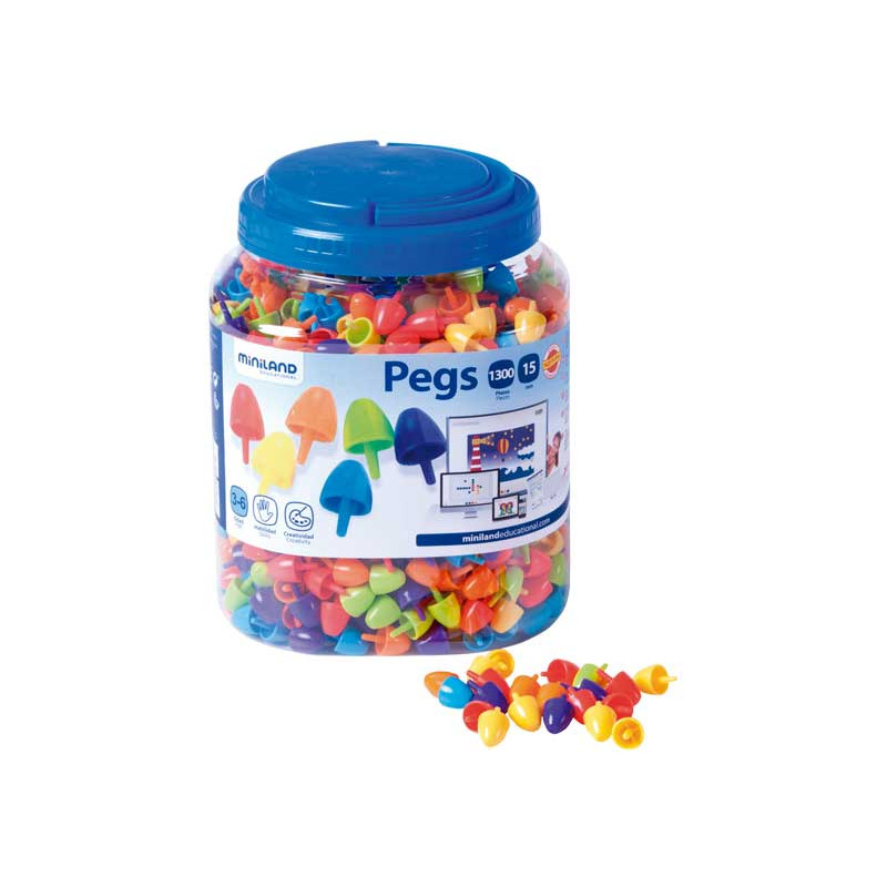 BOTE 1300 PIVOTES MINILAND PARA MOSAICOS BRILLANTES Ø 1,5cm BOTE 1300 PIVOTES MINILAND PARA MOSAICOS BRILLANTES Ø 1,5cm
