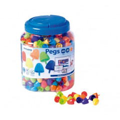 BOTE 650 PIVOTES MINILAND PARA MOSAICOS BRILLANTES Ø 2cm