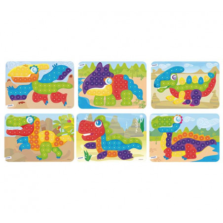 PACK 6 LÁMINAS MINILAND PARA MOSAICOS BRILLANTES Ø 2cm