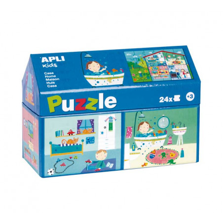 CAJA PUZZLE APLI KIDS "LA CASA"
