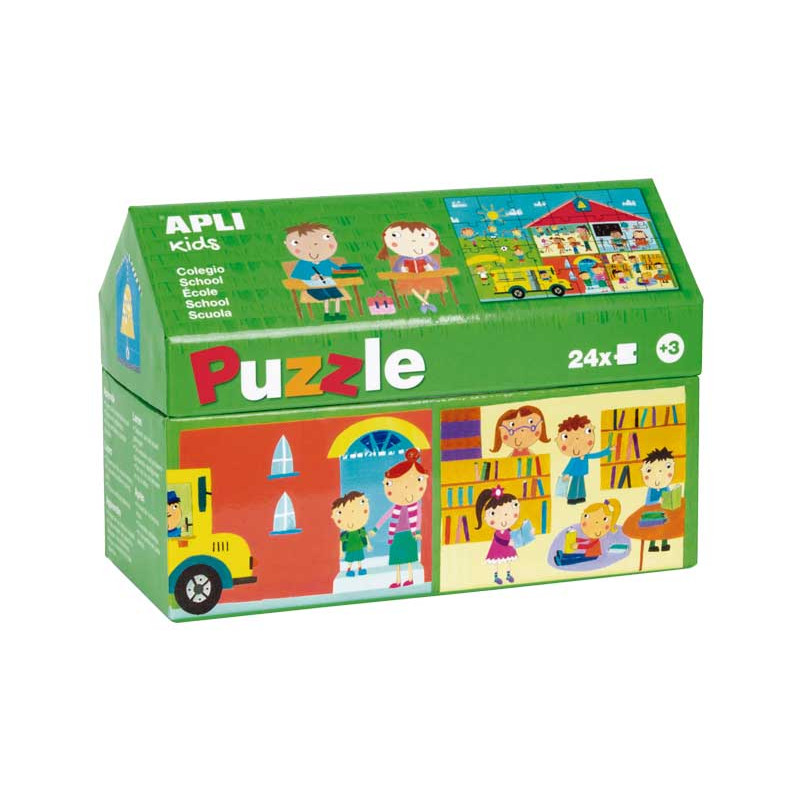 CAJA PUZZLE APLI KIDS "EL COLEGIO" CAJA PUZZLE APLI KIDS "EL COLEGIO"