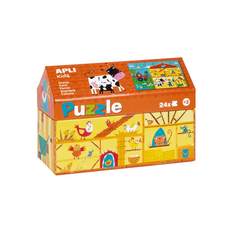 CAJA PUZZLE APLI KIDS "LA GRANJA"