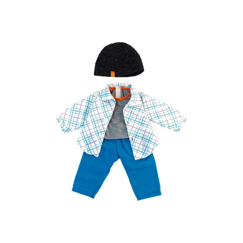 ROPA MINILAND PARA MUÑECOS 40cm "CONJUNTO ENTRETIEMPO NIÑO"