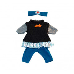 ROPA MINILAND PARA MUÑECOS 40cm "CONJUNTO ENTRETIEMPO NIÑA"
