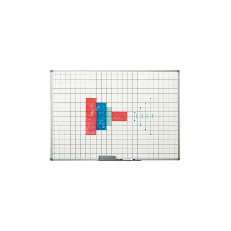 PIZARRA BLANCA CUADRICULADA FAIBO 122x100cm