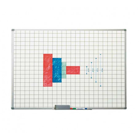 PIZARRA BLANCA CUADRICULADA FAIBO 122x200cm