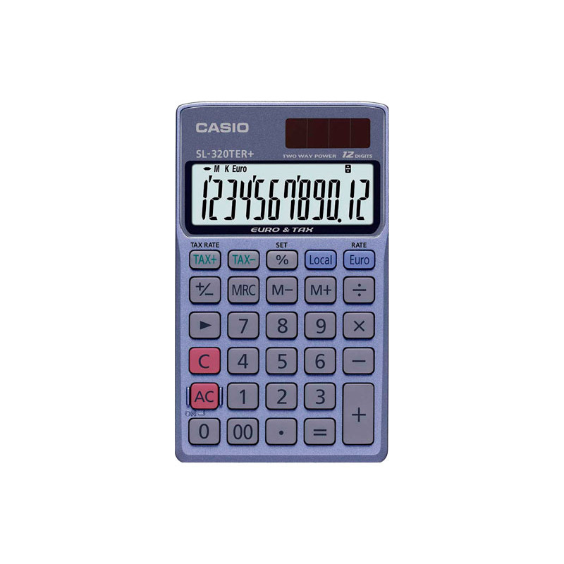 CALCULADORA DE BOLSILLO CASIO SL-320TER+