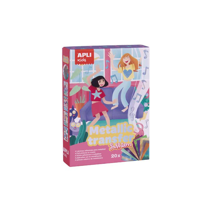 JUEGO APLI KIDS "FASHION METALLIC TRANSFER "