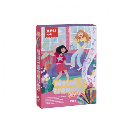 JUEGO APLI KIDS "FASHION METALLIC TRANSFER "