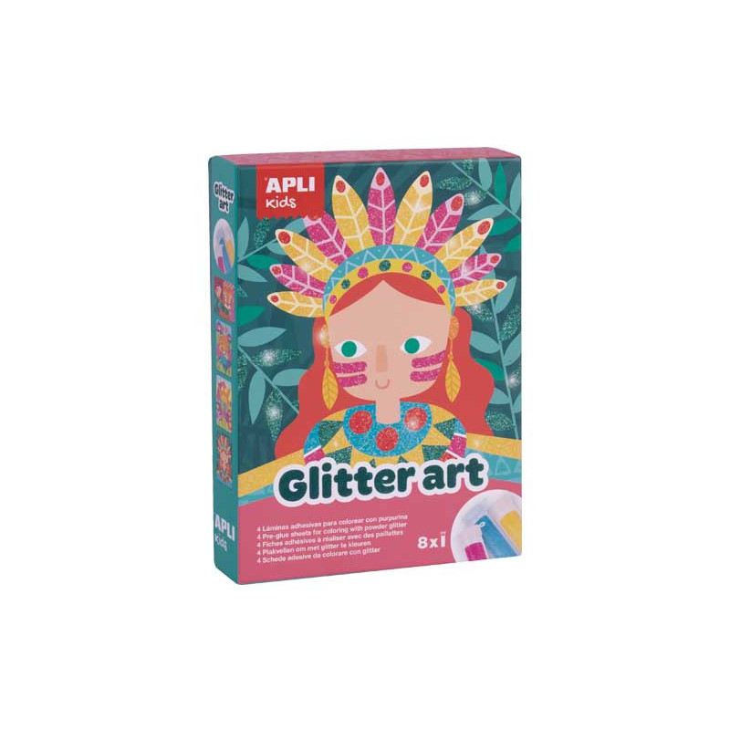 JUEGO APLI KIDS "GLITTER ART" JUEGO APLI KIDS "GLITTER ART"