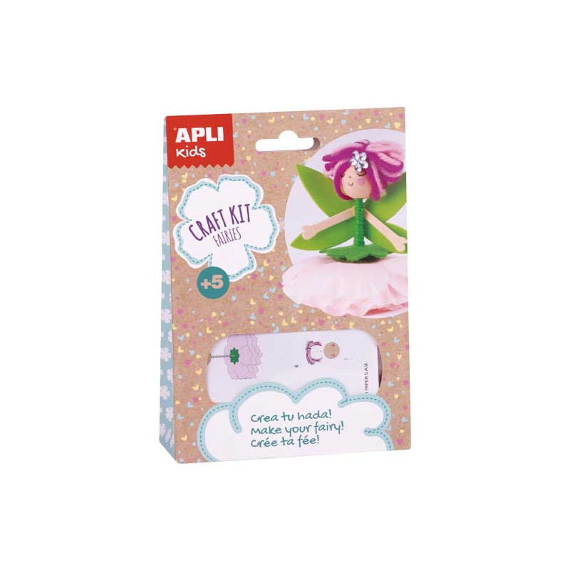 CAJA CRAFT KITS APLI HADA ROSA 120X40X170 MM