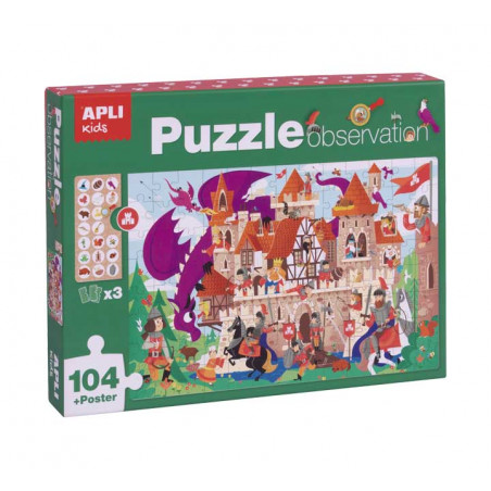 PUZZLE APLI KIDS "OBSERVACIÓN: CASTILLO"