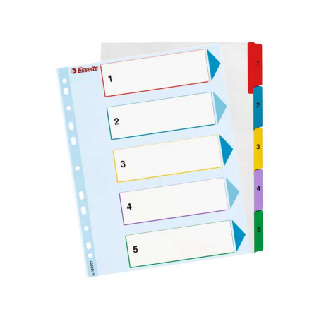 ÍNDICES ESSELTE "BORRA Y REESCRIBE" 1-5 POSICIONES