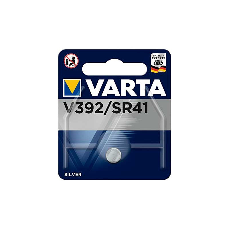 BLISTER 1 PILA VARTA DE BOTÓN SILVER V392 / SR41