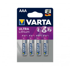 BLÍSTER 4 PILAS VARTA ULTRA LITHIUM AAA