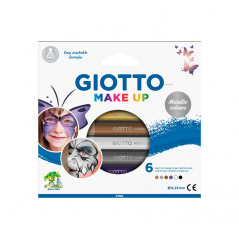 SET 6 LÁPICES GIOTTO MAKE UP METALLIC COLOURS