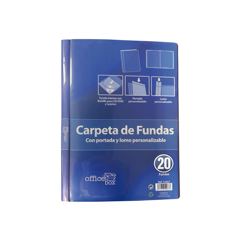 CARPETA 20 FUNDAS OFFICE BOX PERSONALIZABLE CARPETA 20 FUNDAS OFFICE BOX PERSONALIZABLE
