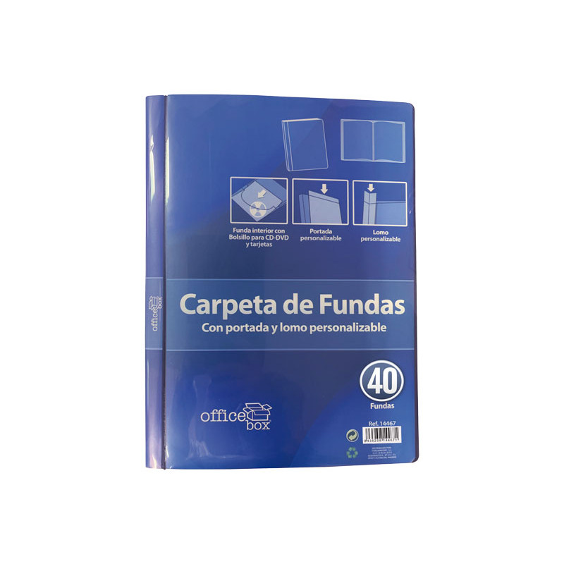 CARPETA 40 FUNDAS OFFICE BOX PERSONALIZABLE