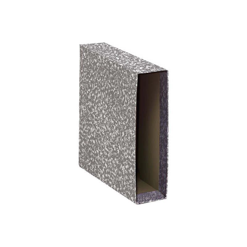 CAJETÍN A-SERIES PARA ARCHIVADORES A4 JASPEADO GRIS CAJETÍN A-SERIES PARA ARCHIVADORES A4 JASPEADO GRIS