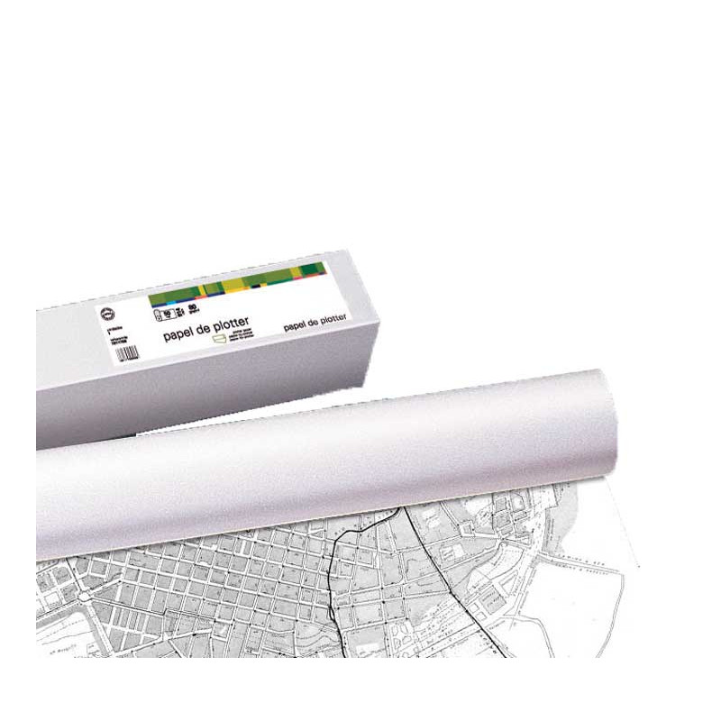 ROLLO PAPEL PLOTTER FABRISA COPIA DE PLANOS 84,1cmx175m