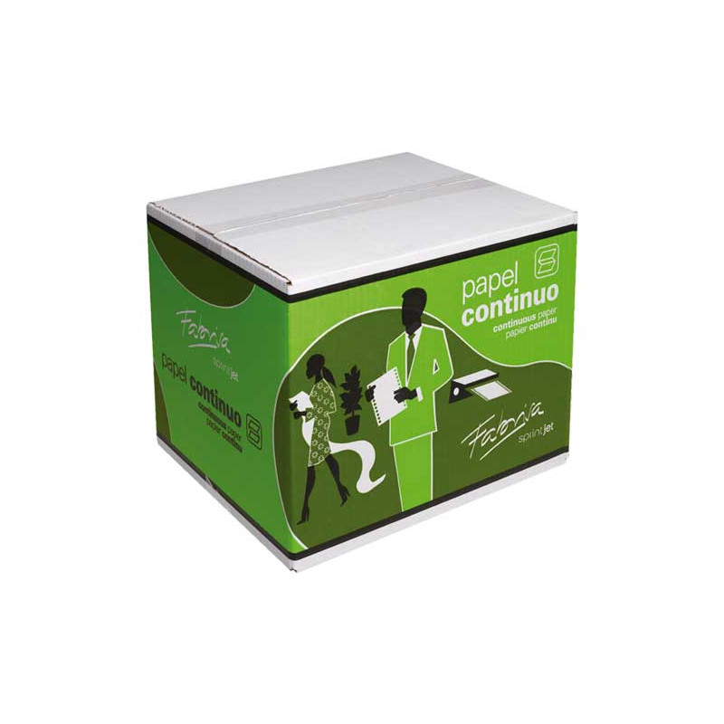 CAJA 2500h PAPEL CONTINUO FABRISA 38x11" 2 TREPADOS AUTOCOPIATIVO