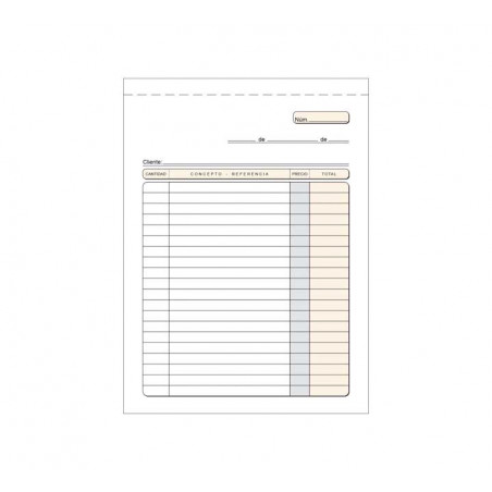 TALONARIO LOAN MULTIUSOS 4º DUPLICADO AUTOCOPIA CASTELLANO