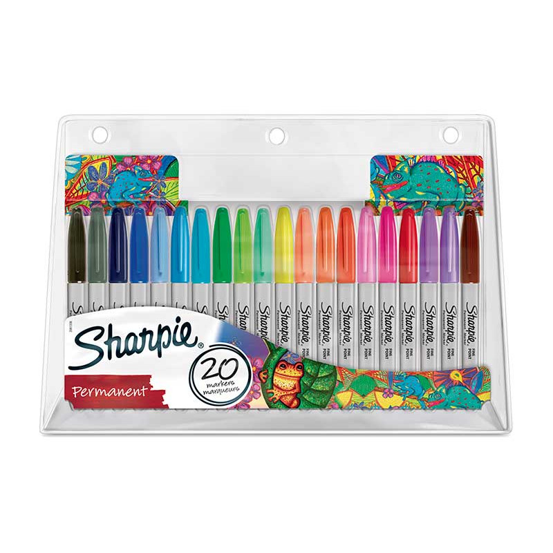 BLÍSTER 20 MARCADORES PERMANENTES SHARPIE FINE COLORES SURTIDO BLÍSTER 20 MARCADORES PERMANENTES SHARPIE FINE COLORES SURTIDO