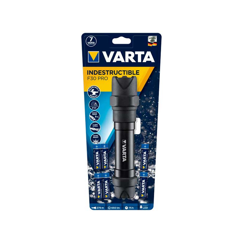 LINTERNA INDESTRUCTIBLE VARTA F30 PRO