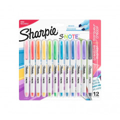 ESTUCHE 12 ROTULADORES SHARPIE S-NOTE