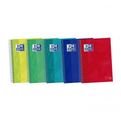 CUADERNO OXFORD "EUROPEANBOOK 4 TOUCH" A5+ 120h COLORES VIVOS