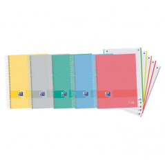 CUADERNO OXFORD "EUROPEANBOOK 5 OXFORD&YOU" A4+ 120h COLORES VIVOS