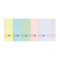 CARPETA DE 40 FUNDAS OXFORD LIVE&GO A4 COLORES PASTEL