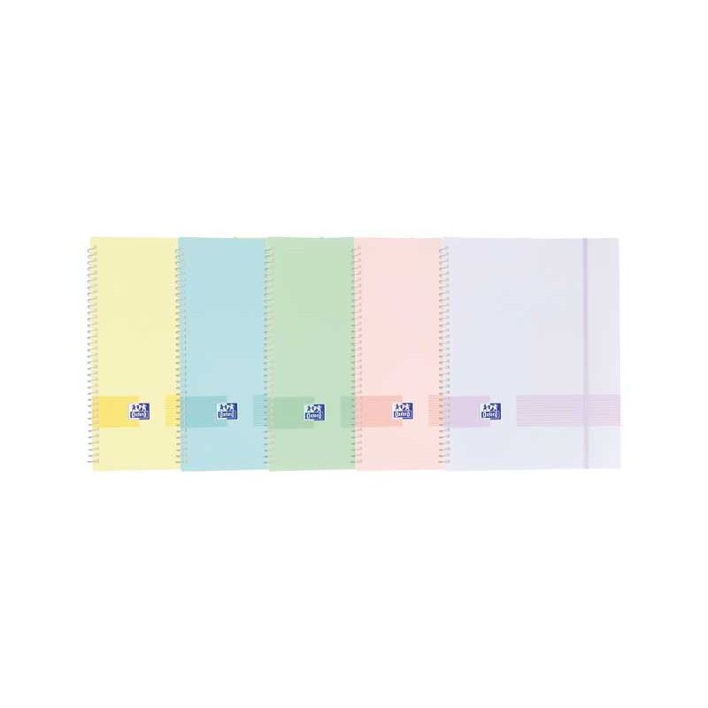 CARPETA DE 20 FUNDAS OXFORD LIVE&GO A4 COLORES PASTEL