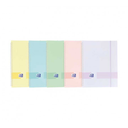 CARPETA DE 20 FUNDAS OXFORD LIVE&GO A4 COLORES PASTEL