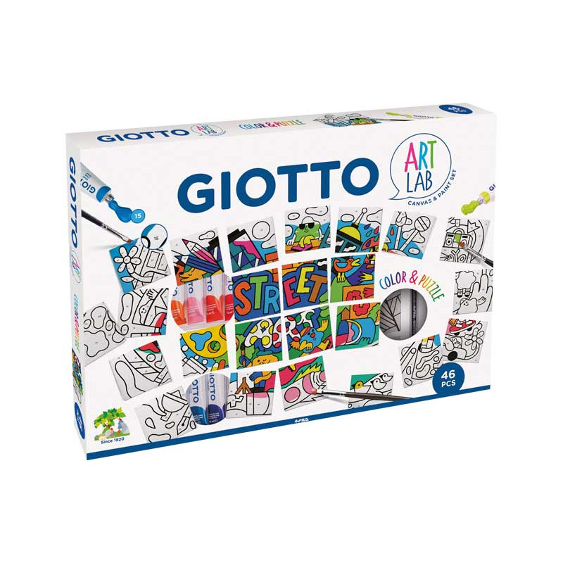 CAJA CREATIVA ART LAB GIOTTO COLOR & PUZZLE