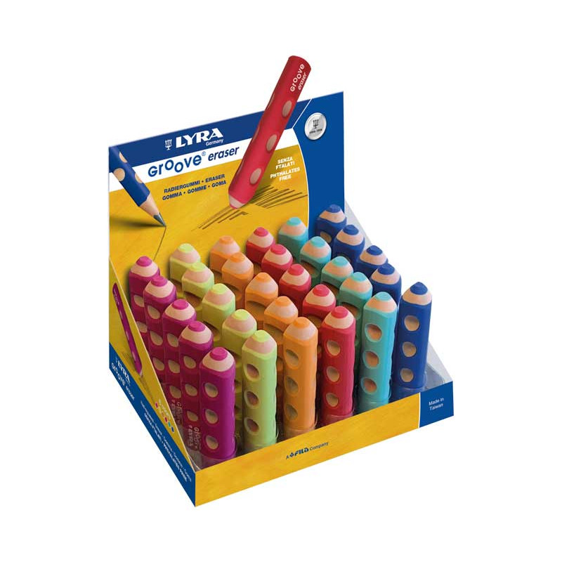 EXPOSITOR 30 GOMAS DE BORRAR LYRA GROOVE TRIPLE EXPOSITOR 30 GOMAS DE BORRAR LYRA GROOVE TRIPLE