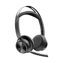 AURICULARES VOYAGER FOCUS 2 USB-C-C CON CERTIFICACIÓN MICROSOFT TEAMS + ADAPTADOR USB-C/A + BASE DE 