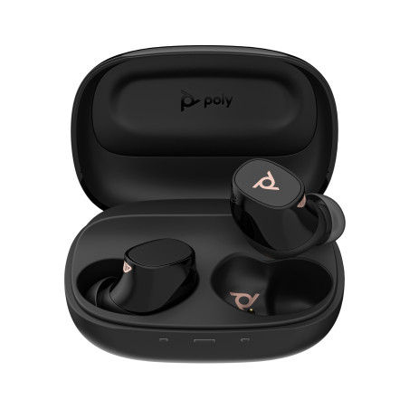 VOYAGER FREE 20 BLACK EARBUDS +BASIC CHARGE CASE