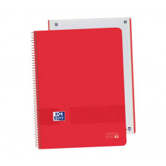 CUADERNO OXFORD LIVE&GO EUROPEANBOOK 1 A4 5x5 80h
