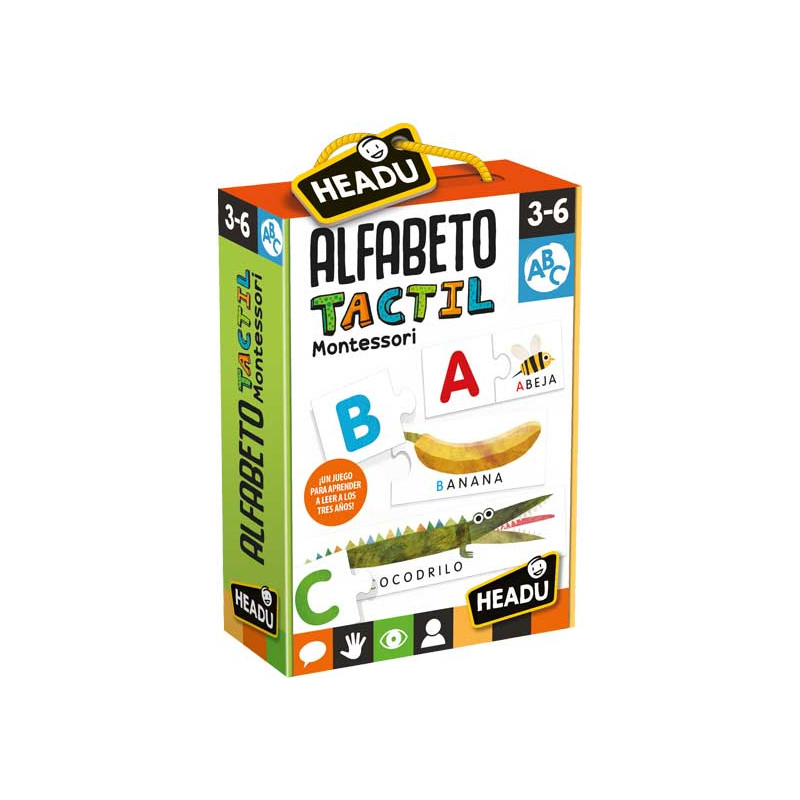 PUZZLE HEADU "ALFABETO TÁCTIL MONTESSORI" PUZZLE HEADU "ALFABETO TÁCTIL MONTESSORI"