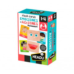 FLASHCARDS HEADU "EMOCIONES Y ACCIONES - MONTESSORI"